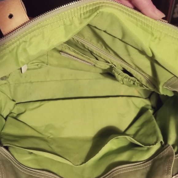 Coach Diaper Bag/Baby Bag/Green - Picture 4 of 7